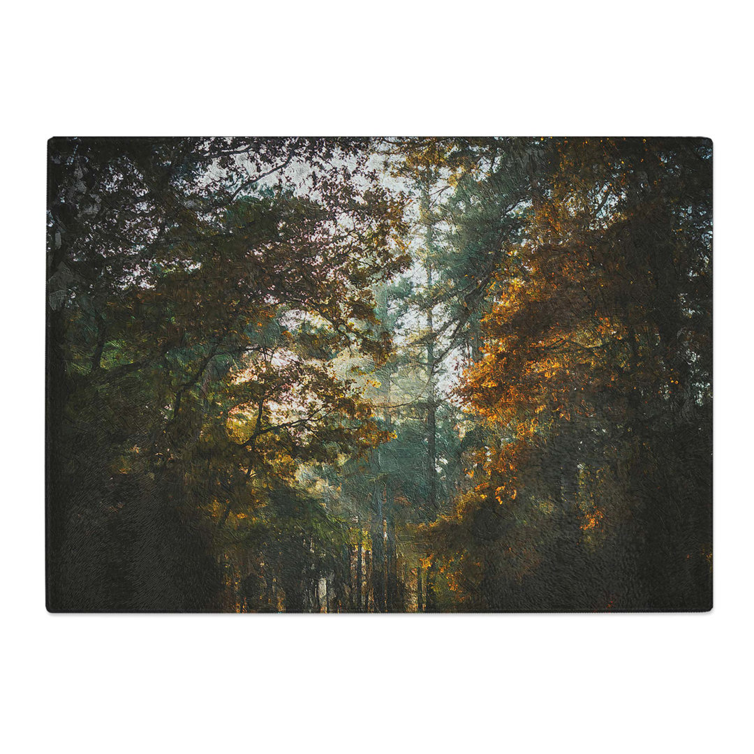 Tempered Glass a Magical Forest Chopping Board