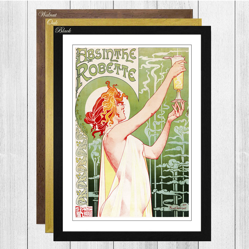 Single Picture Frame Print, Black