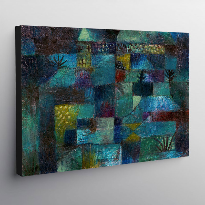 Terraced Garden (1920) By Paul Klee by Paul Klee - Wrapped Canvas Print, 41cm H x 31cm W x 4cm D
