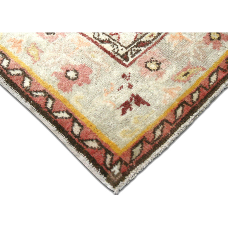 Size 4 X 6 One-of-a-Kind 3'9" X 6'9" 1960s Wool Area Rug in