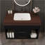 Meuble-lavabo mural 29,9 po avec plateau en pierre frittée-826156412-826156289