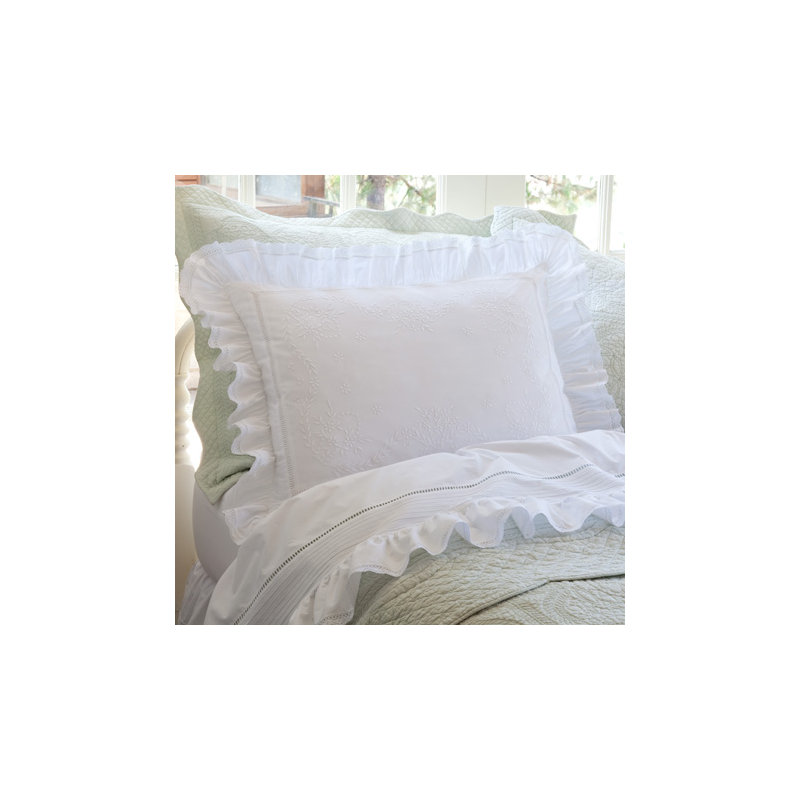 Prairie Crochet Cotton Pillowcase, King