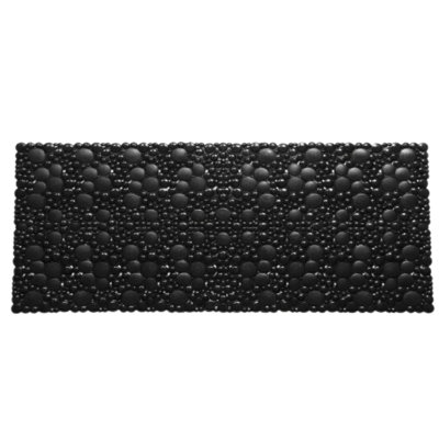 Tapis de bain extra long antidérapant pour cailloux 34,2 x 15,7 po