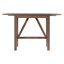 Ensemble de table de salle à manger à hauteur de comptoir en bois 3 pièces avec 2 chaises rembourrées pour petite place-2024299398-2024299392