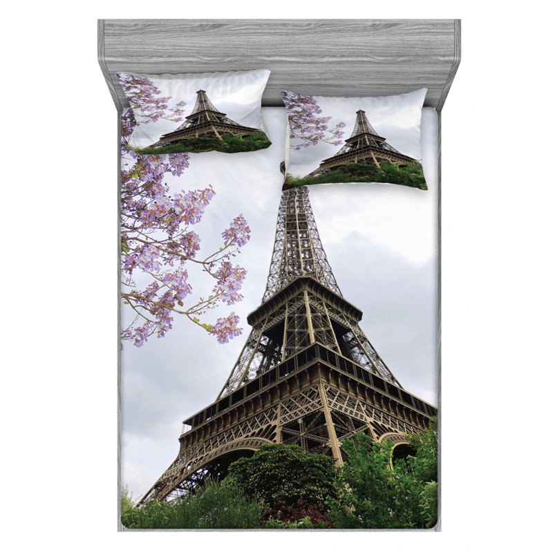 Microfiber Sheet Set, Full Sheet Set with Fitted Sheet