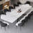 Cerinle 78.74'' To 110.24'' Extendable Rectangular Sintered Stone Dining Table For 10-12-468004964