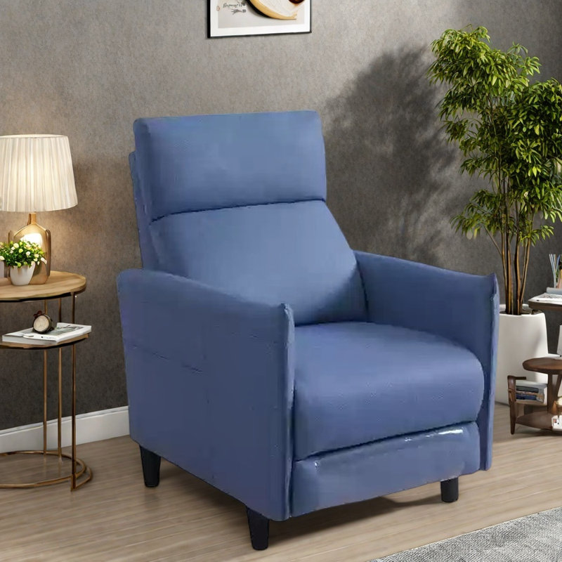 Comfortable recliner, breathable and skin-friendly, Blue