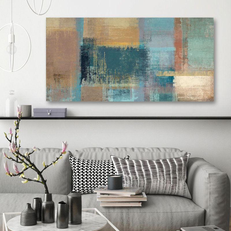 Chromatic Horizon by Ruggero Falcone - Wrapped Canvas Print, 50cm H x 100cm W x 4cm D