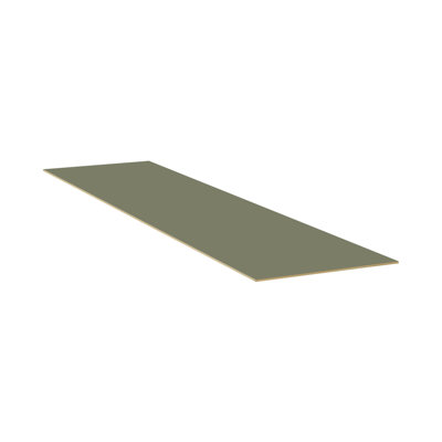 Panneau d'extrémité vert Sinber Saga pour réfrigérateur, garde-manger et armoires hautes, l 23,5 po x H 96 po x 1/4 po d'épaisseur