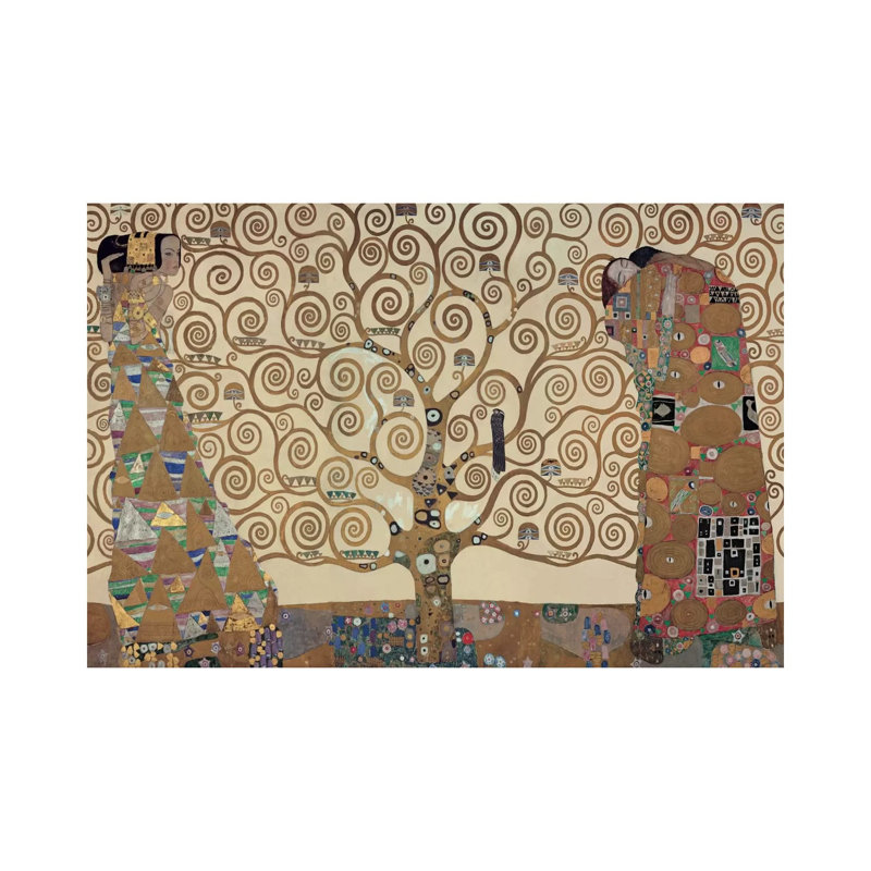 The Tree of Life by Gustav Klimt - 1 Piece Wrapped Canvas Wall Art, 20.32 cm H x 30.48 cm W
