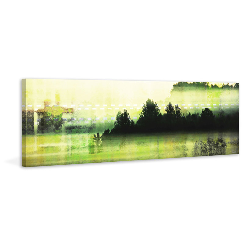 1 Piece Wrapped Canvas Wall Art, 38cm H x 114cm W