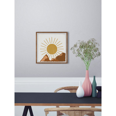 The Mountain Ridge 1 Piece Single Picture Frame Painting