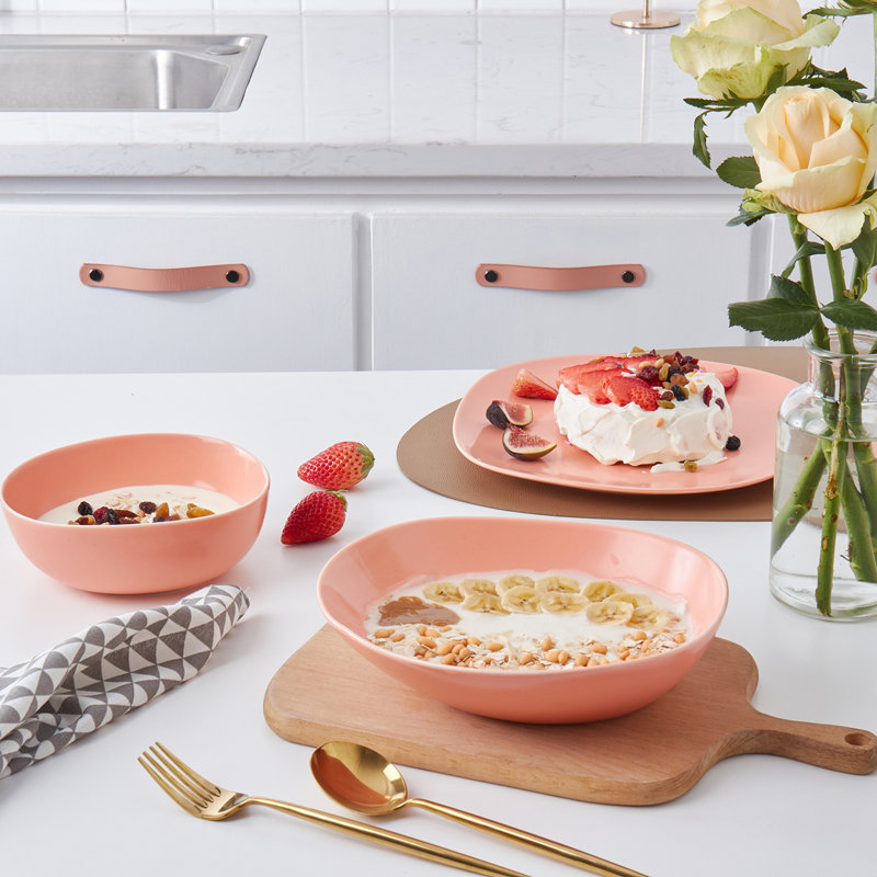 Ensemble de bols en porcelaine Stone Lain Delilah, Pêche
