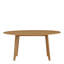 Klara Oval Solid Wood Base Dining Table