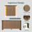 63''Sideboard Buffet Cabinet With Adjustable Shelves, Wood Credenza Storage Cabinets For Dining Room, Living Room, Entryway-330382449