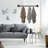 Areefa 38.4'' Iron Wall Mounted Clothes Rack