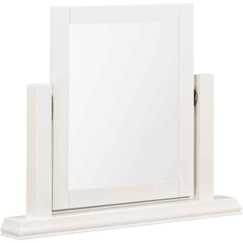 Melchior Rectangle Floor Mirror, Ivory