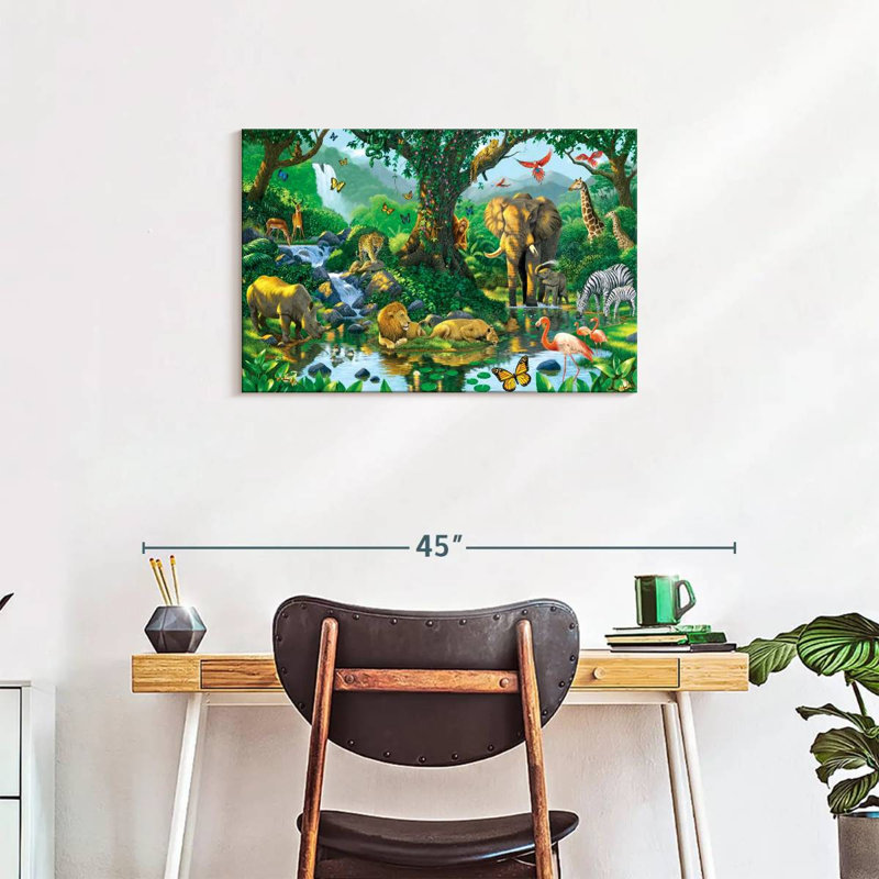 Brampt Jungle Harmony, 20" H x 30" W
