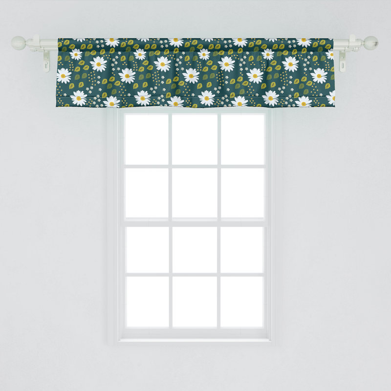 Ensemble de 2 cantonnières Ambesonne Daisy