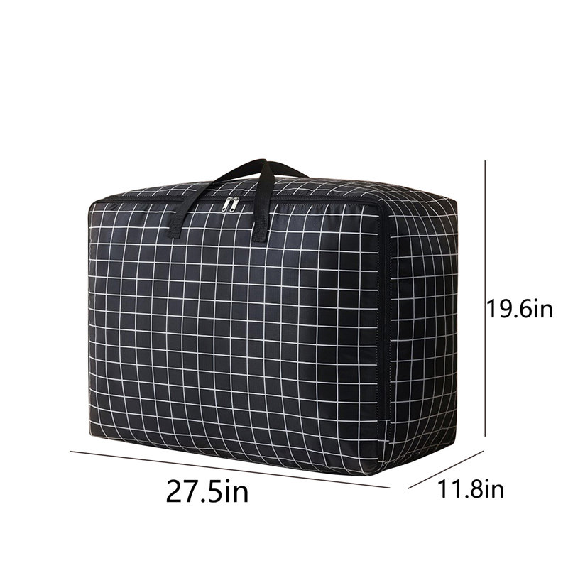 Extra Large Storage Bag Water Thickened Moving Bag Folding Organizer Bag With Strong Handles&Zippers For Bedding Comforters Blanket Clothes