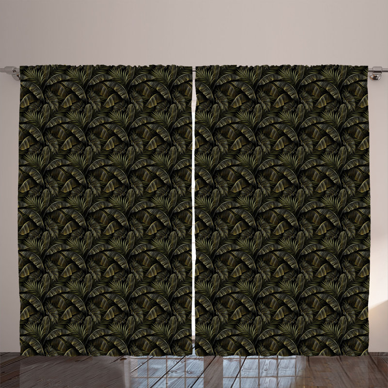Semi Sheer Curtain Pair