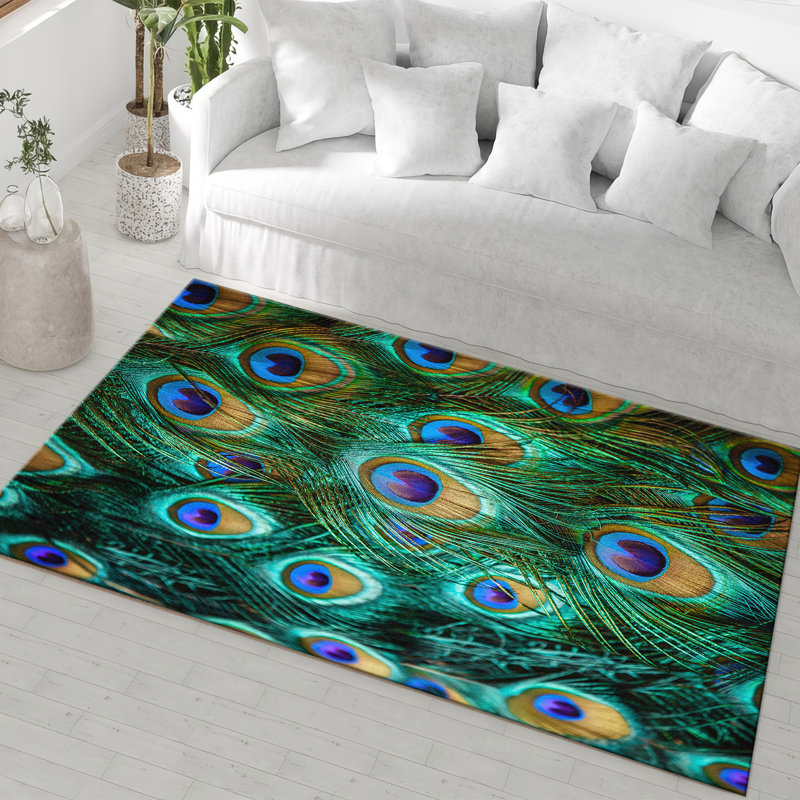 Exquisite Floral Pattern With Pile Soft Printed Rug Ideal for Enhancing the Charm and Elegance of Your Living Space