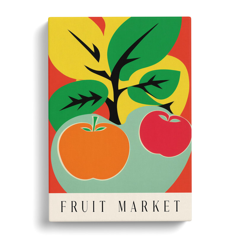 XMKTMKT-344 Fruit Market Exhibition Apple Vol.3 - Wrapped Canvas Print, 91cm H x 60cm W x 3cm D