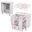 Meuble-lavabo de 24 po avec lavabo compact avec armoire de salle de bain, tablette de porte, tiroir profond et panier coulissant à 2 niveaux-1656057899