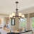 6 - Light Steel Dimmable Chandelier/ Traditional Chandelier-831341949