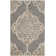 Brennan Hand Tufted Wool/Cotton Geometric Rug in Slate/Beige