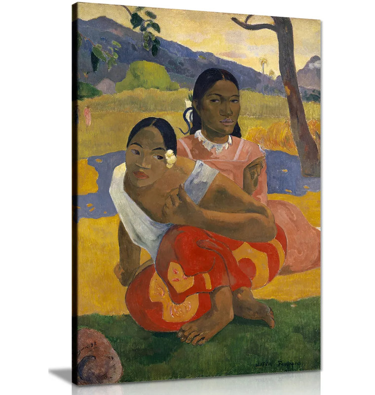 When Will You Marry Paul Gauguin - Wrapped Canvas Print, 31cm H x 20cm W