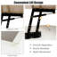 Table basse à tréteaux avec rangement Holtz-380287284