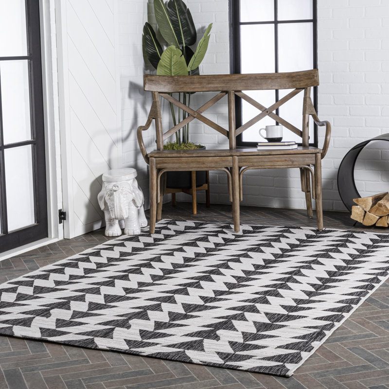 Tapis intérieur / extérieur Wydmire, Rectangle 3 pi 1 po x 5 pi