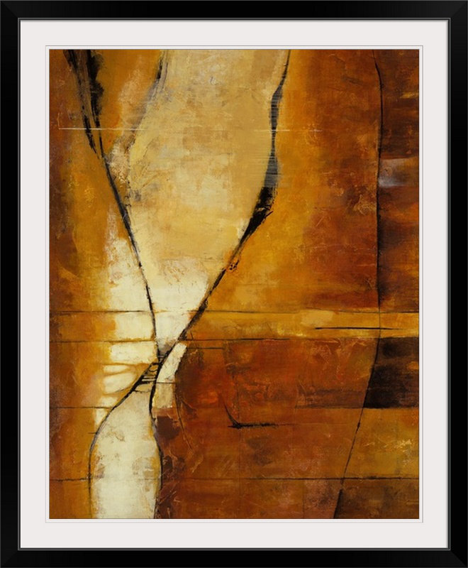 « early spring » par l’impression de peinture Jill Martin, Cadre noir, H 23 po x l 20 po x P 1 po