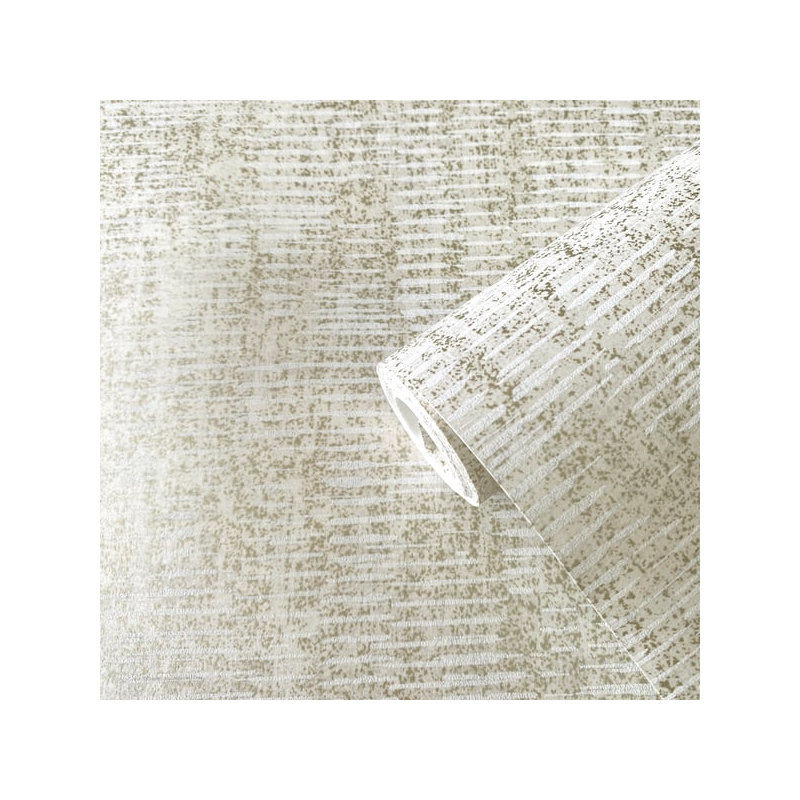 Elegance 10m x 53cm Glitter Wallpaper Roll, Silver Grey
