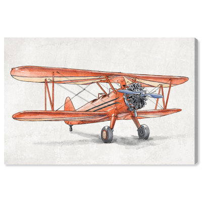 Transport Vintage Aviator III Air Transport - Reproduction d'art graphique sur toile