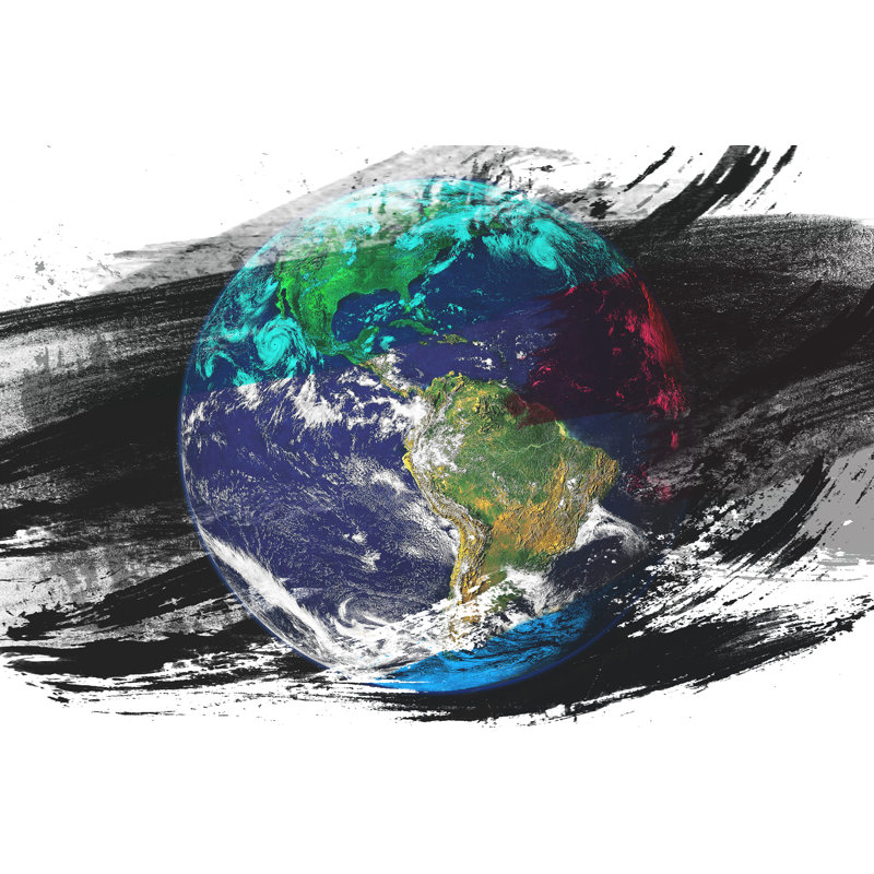Earth from Space NASA - Frameless Print, 59.4cm H x 84.1cm W