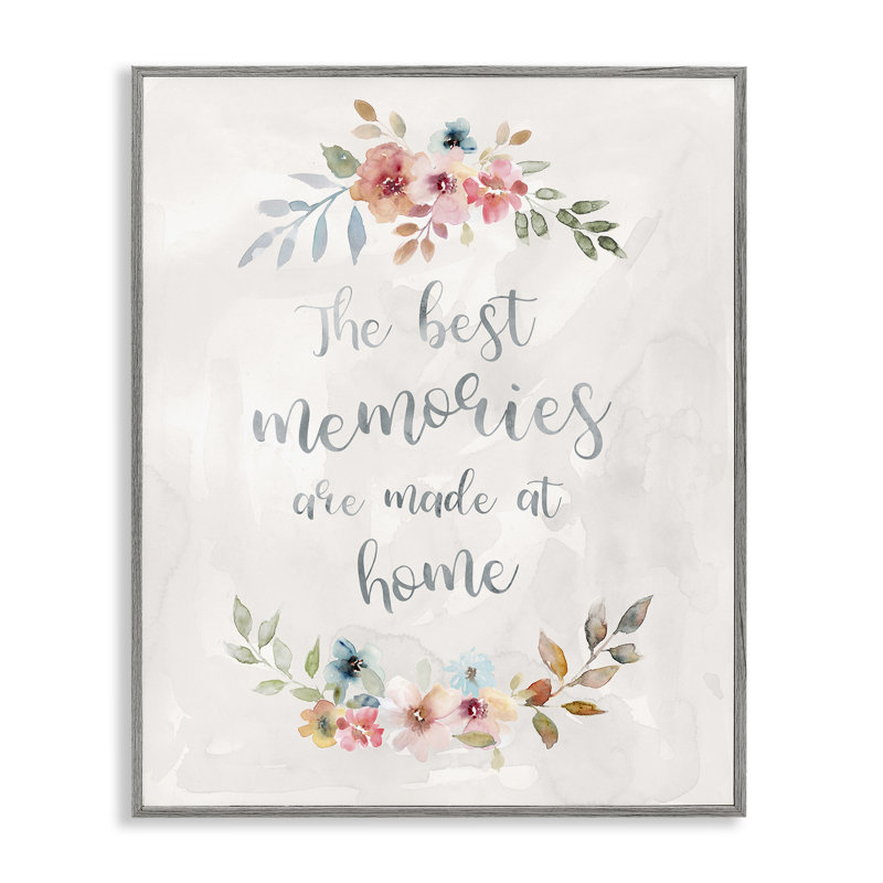«Best Memories at Home», estampe numérique par Carol Robinson, Estampe numérique Farmhouse, H 20 po x l 16 po