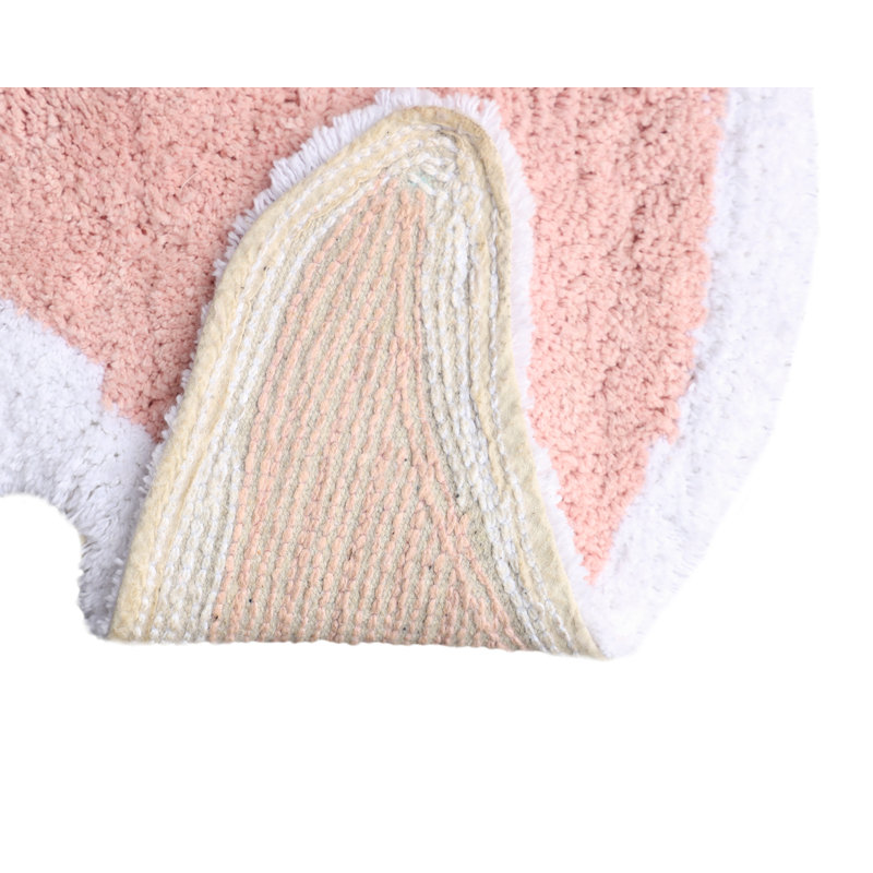 Tapis pour salle de bain Wellings, Rose