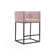 Upholstered Counter Stool with Metal Frame