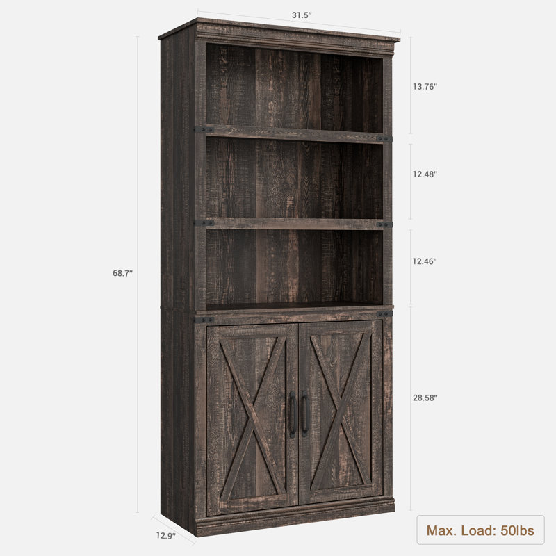 175cm H x 80cm W Bookcase