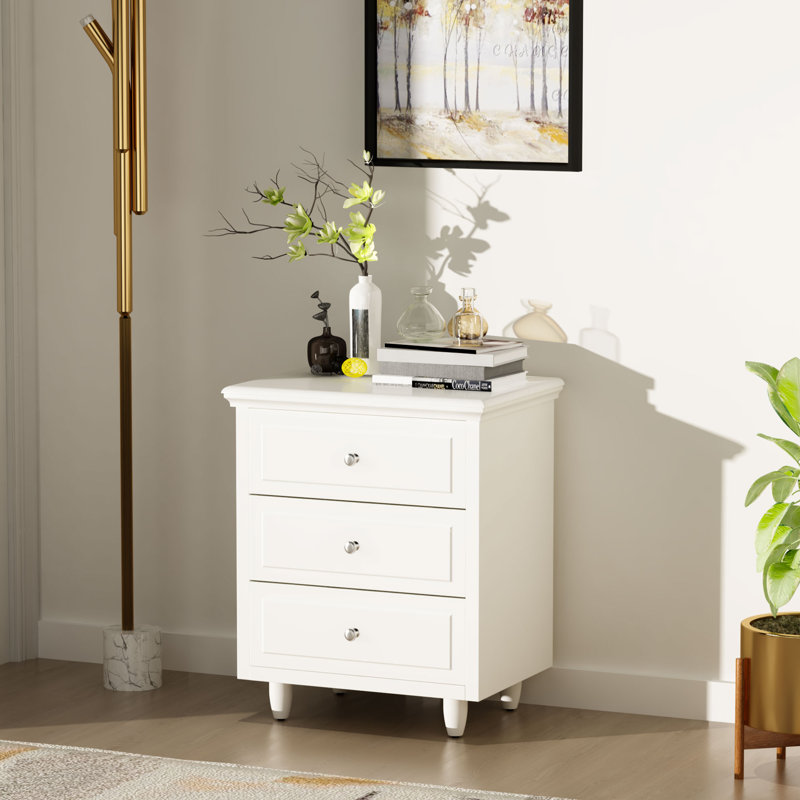 21.6'' W Nightstand, White