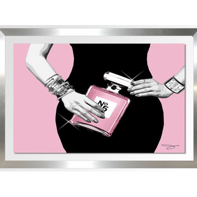 «Go Pink», impression encadrée