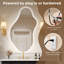 Asymmetrical LED Frameless Backlit Wall Mirror Bathroom Vanity Mirror with 3 Colour Adjustment and Anti-Fog-416228455-432333236