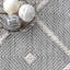 Tapis beige à motif géométrique Molimo-2109366700