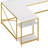  U-Shaped Desk With Power Outlets & LED Lights, Reversible Computer Desk With Storage Drawers & Shelves-1438347760