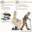 Breathable Leather Dual Motor Assist Power Lift Recliner Chair With Heating And Massage, Lay Flat Power Recliner For The Elderly-1216537717