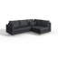 Corner Sofa with Wooden Legs In Scandinavian Style Knutsford-371157149-371157151