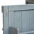 Luxury Outdoor Grill Table With Removable Handles & Internal Storage Classic Kitchen Cart: Stainless Steel Wood. Modular Design. 4 Lockable . Grey Blue. Towel Bottle Opener
