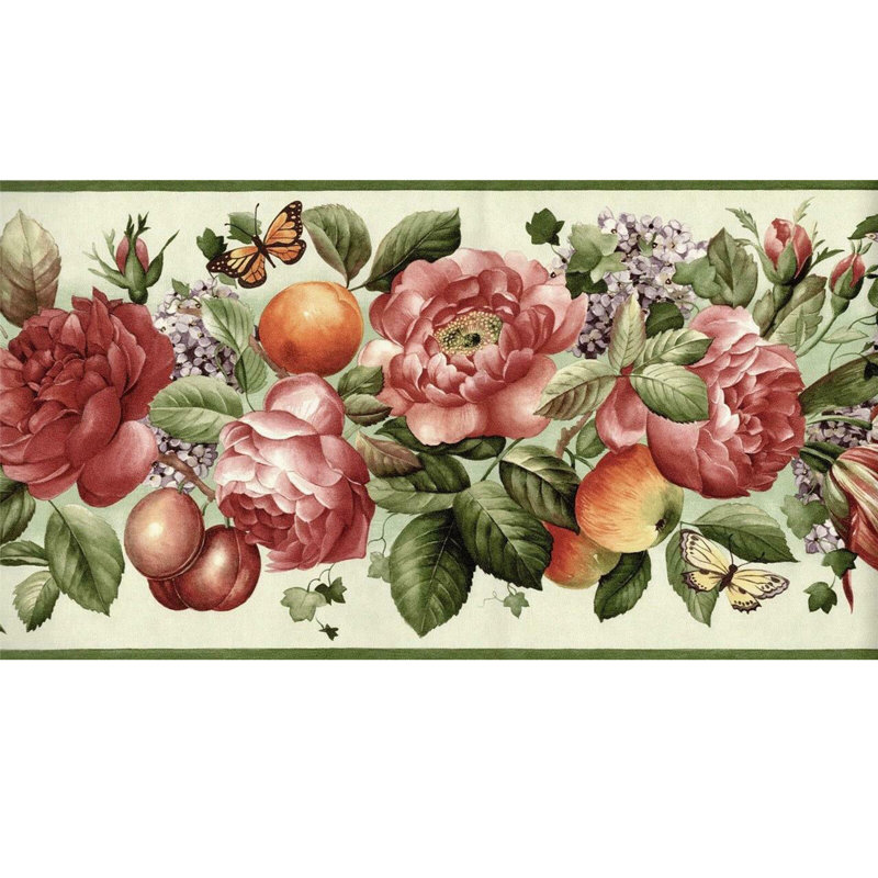 Bordure de papier peint L 15 pi x l 9,25 po